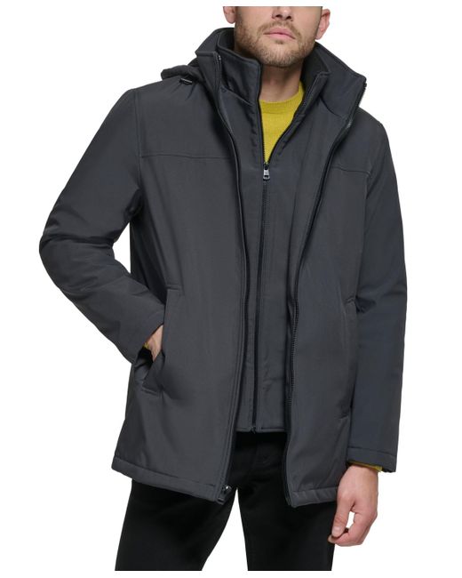 Calvin Klein Multicolor Ripstop Full-zip Jacket With Fleece Bib for men