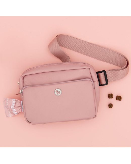 Puppington Pink 3-in-1 Crossbody Dog Walk Bag
