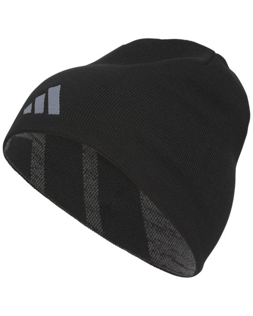 Adidas Black Reversible Skully Beanie for men