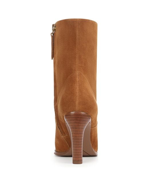 Franco Sarto Brown Appia Pointed Toe Dress Booties