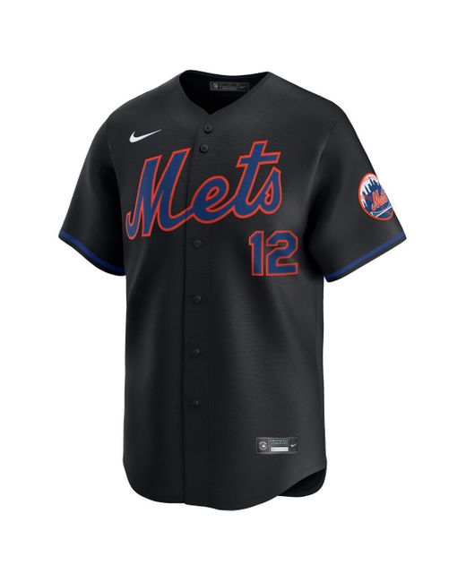Nike Blue Francisco Lindor New York Mets Alternate Limited Jersey for men