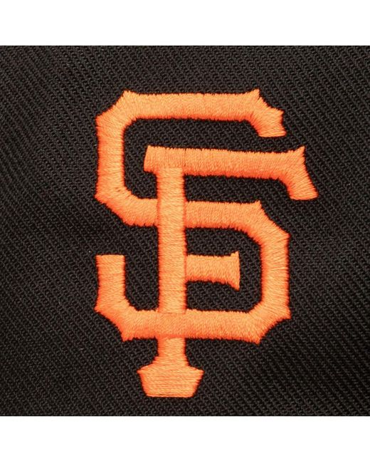 Mitchell & Ness Black San Francisco Giants Double Up Snapback Hat for men