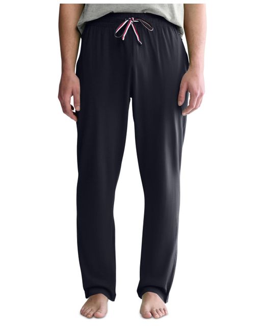 Tommy Hilfiger Blue Regular-fit Drawstring Sleep Pants for men