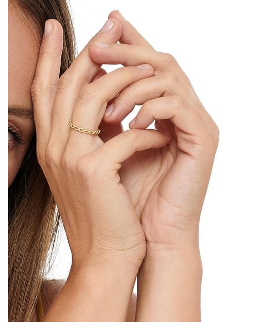 DEVATA Metallic Infinity Ring