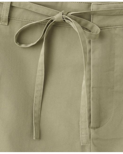 Mango Green Pockets Cargo Shorts