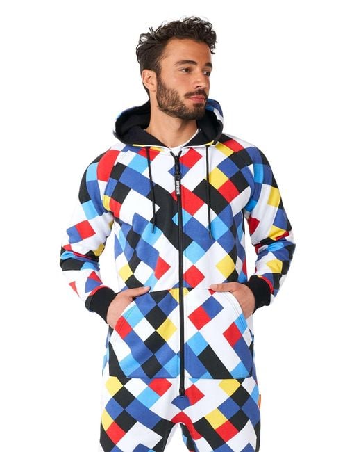 Opposuits Blue Onesies for men