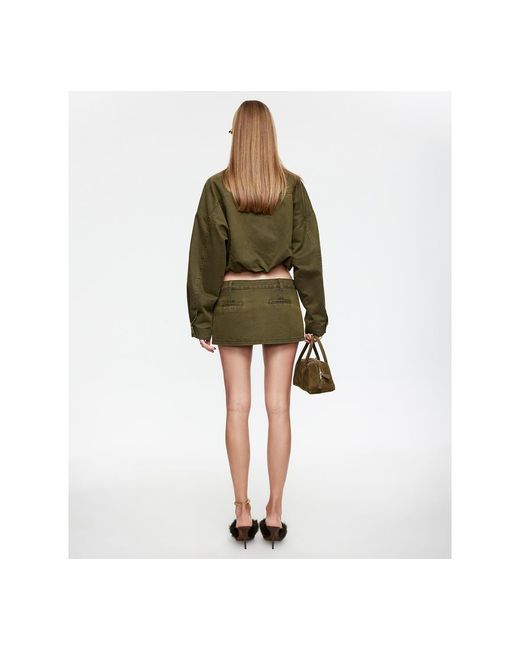 Lioness Green Rinata Funnel Neck Jacket