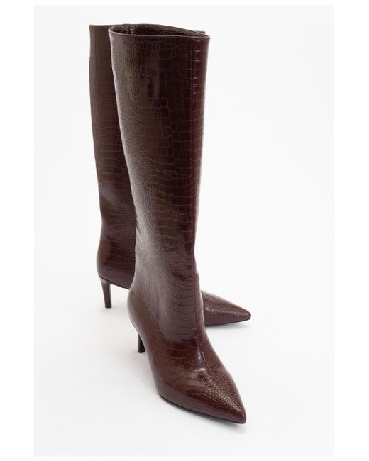 Prologue Shoes Brown Cassandra High-heel Boot ()