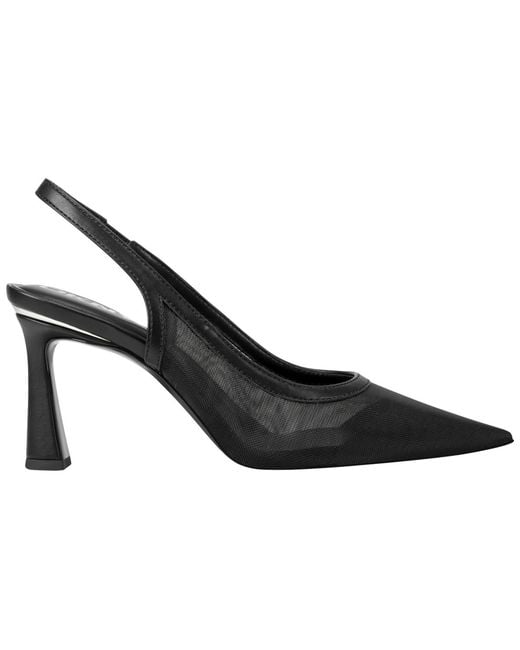 DKNY Black Cierra Slingback Pumps