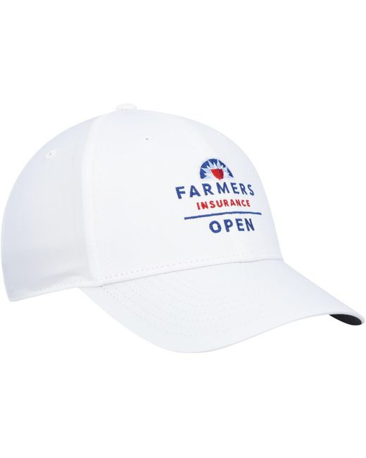 Nike White Farmers Insurance Open Club Performance Adjustable Hat