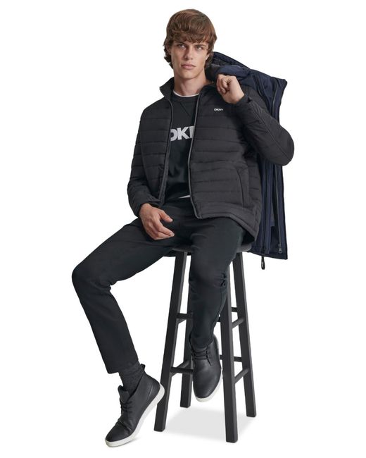 DKNY Blue 3-in-1 Systems Jacket for men