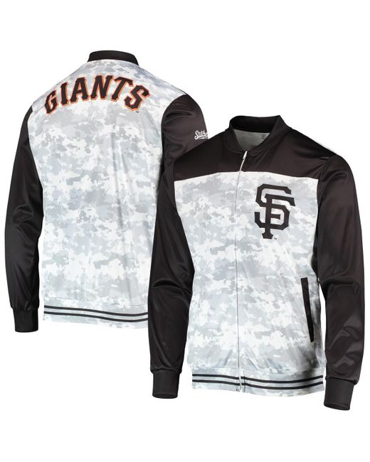 Stitches Metallic San Francisco Giants Camo Full-zip Jacket for men
