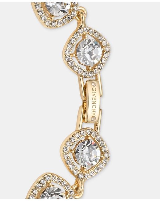 Givenchy Metallic Crystal Statement Flex Bracelet