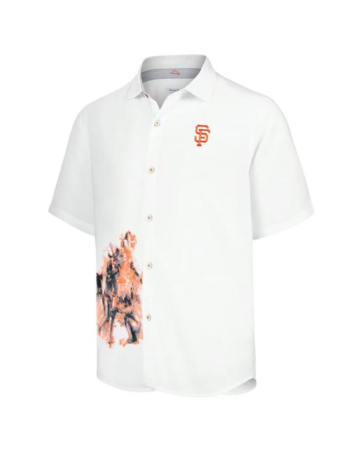 Tommy Bahama White San Francisco Giants Veracruz Ace Islanders Button-up Shirt for men