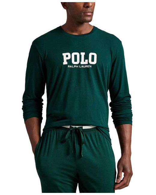 Polo Ralph Lauren Green Long Sleeve Crewneck T-shirt for men