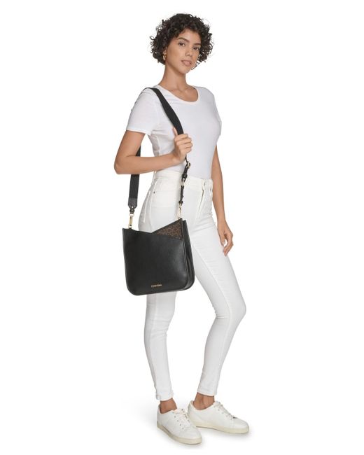 Calvin Klein Black Lyla Mini Crossbody Bag