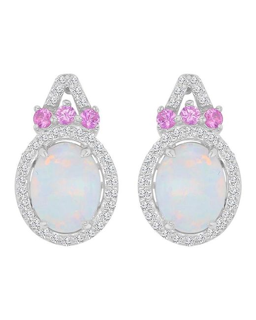 Macy's White Created Opal