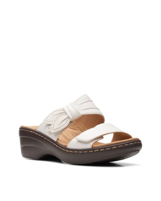 clarks collection strappy sandals merliah lilac