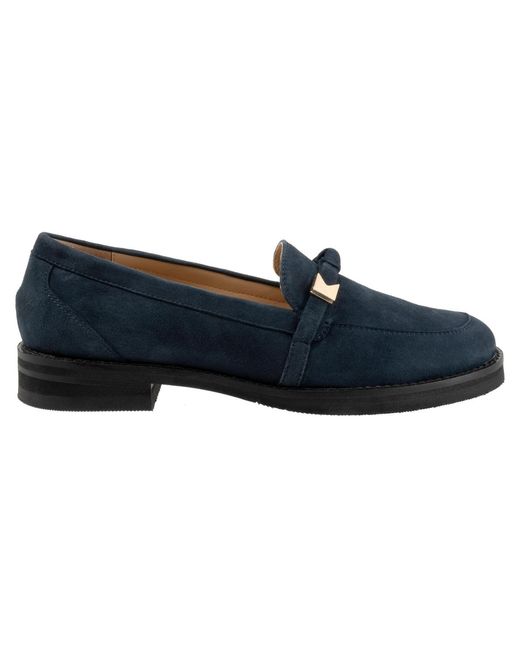 Trotters Blue Femi Flat