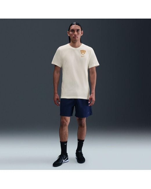 Nike Blue Pumas Crest T-shirt for men