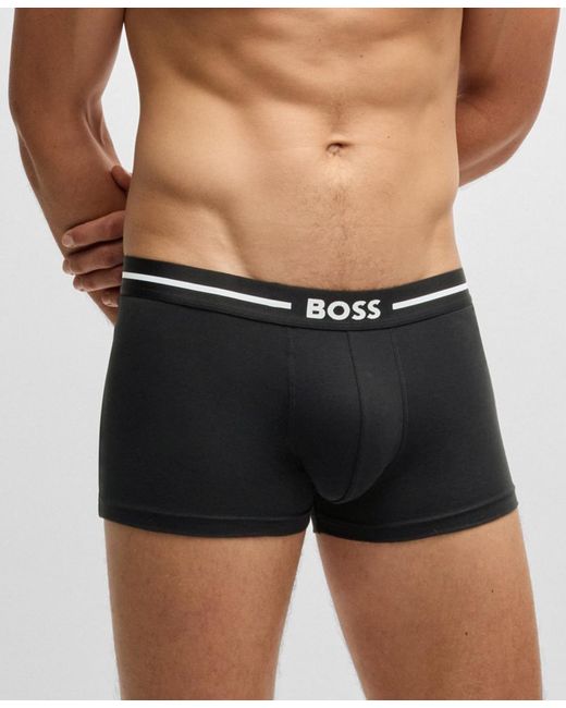 Boss Black 3-pack Bold Logo Trunks for men