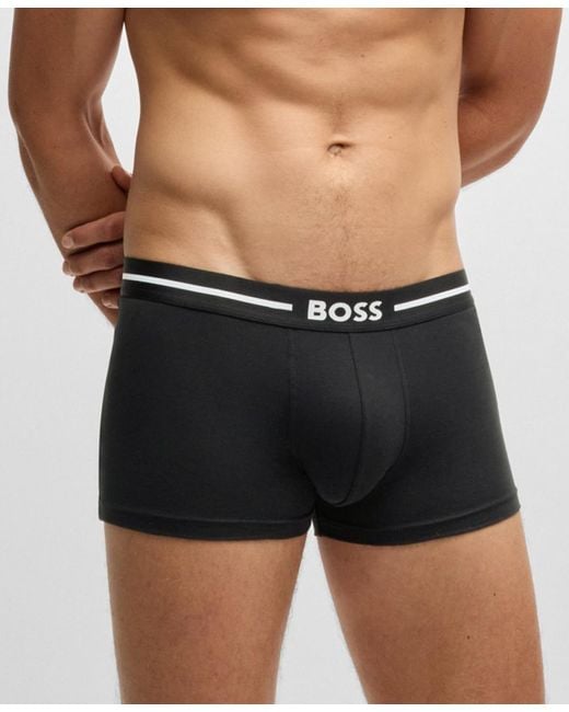 Boss Black 3-pack Bold Logo Trunks for men