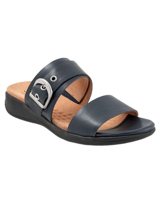 Softwalk® Blue Toki Sandal