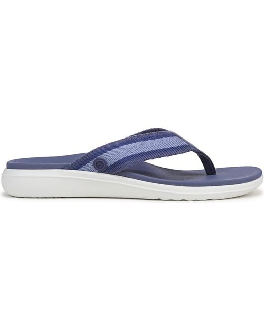 Vionic Blue Indigo Thong Sandals