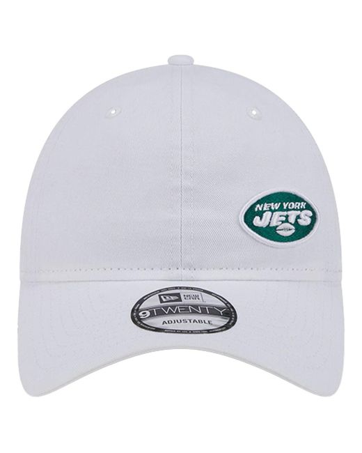 KTZ White New York Jets Court Sport 9twenty Adjustable Hat