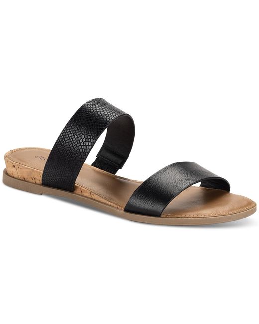 Style & Co. Brown Elliee Flat Sandals