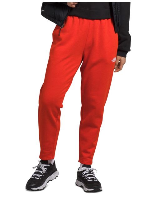 The North Face Red Evolution Cocoon-fit Fleece Sweatpants
