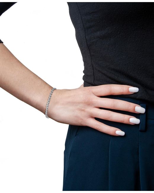 Macy's White Diamond Twist Bracelet (2 Ct. T.w.