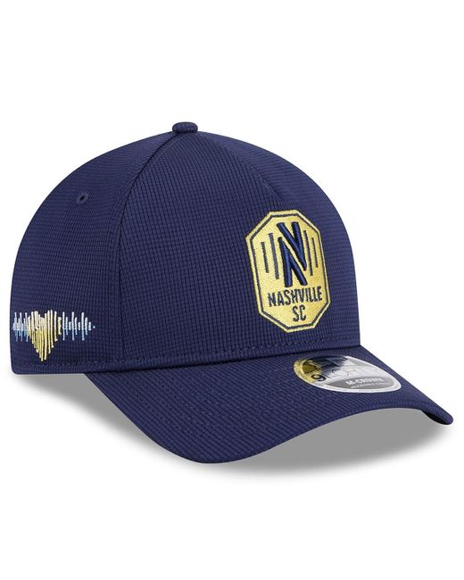 KTZ Blue Nashville Sc 2025 Jersey Hook 9forty M-crown Adjustable Hat for men