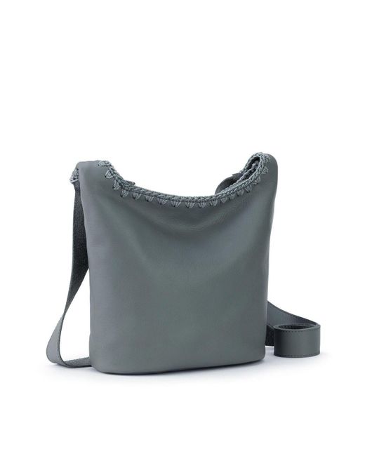The Sak Asher Genuine Leather Crossbody in Dusty Blue (Blue) Lyst