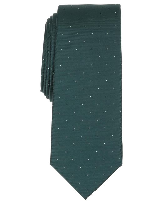 Alfani Green Dot Pattern Tie for men