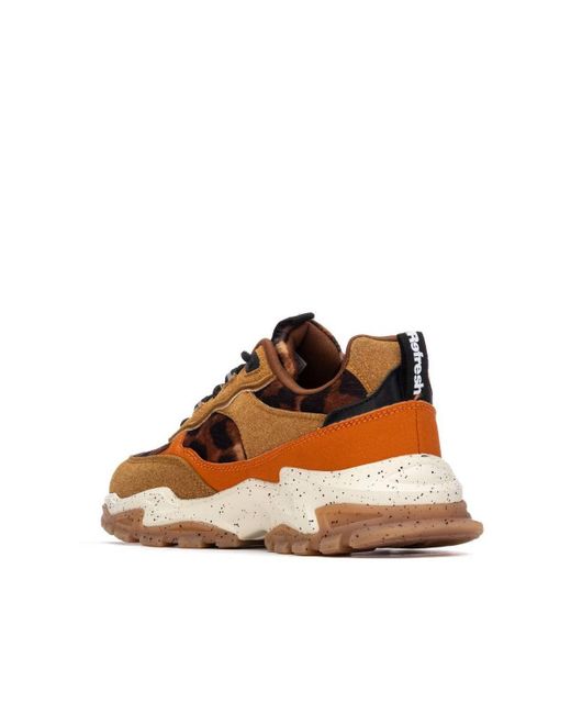 Xti Brown Casual Sneakers Refresh Collection By