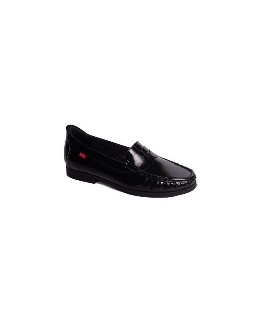 Marc Joseph New York Black Newbury Street Hands-free Slip On Technology Penny Loafers