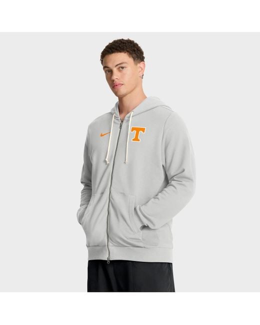 Nike White Tennessee Volunteers 2025 Sideline Standard Issue Dri-fit Full-zip Hoodie for men