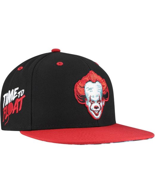 Lids Red Pennywise It Fitted Hat for men