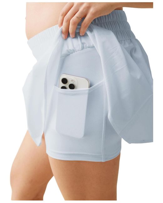 Ingrid & Isabel Blue Ingrid + Isabel Maternity Ingrid + Isabel Challenger Active Skort