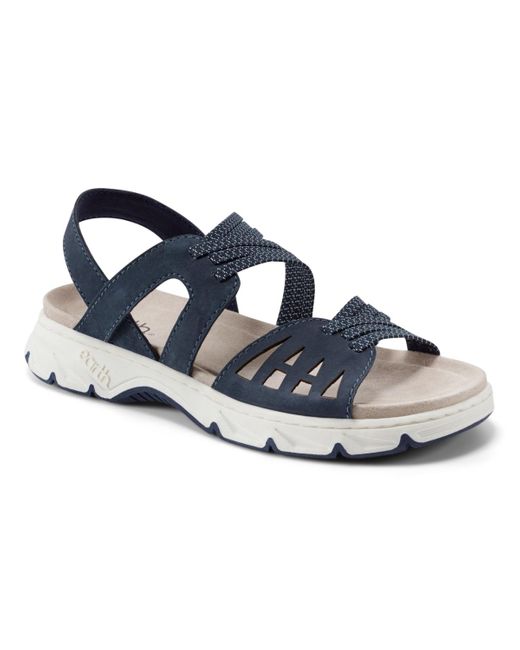Earth Blue Vernon Strappy Sporty Sandals