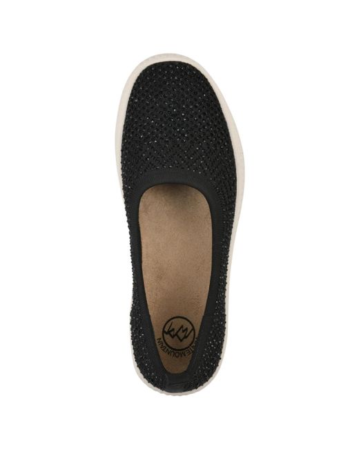 White Mountain Black Digs Slip-on Sneakers