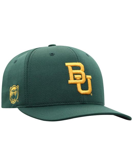 Top Of The World Green Baylor Bears Reflex Flex Hat for men