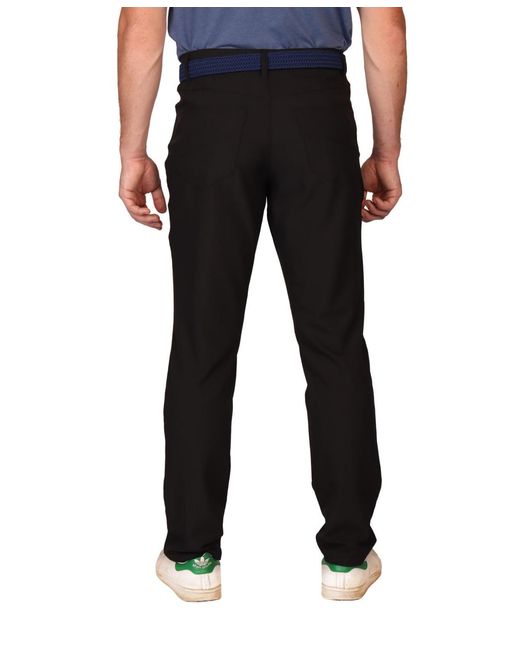 Tailorbyrd Black Five Pocket Performance Pants for men