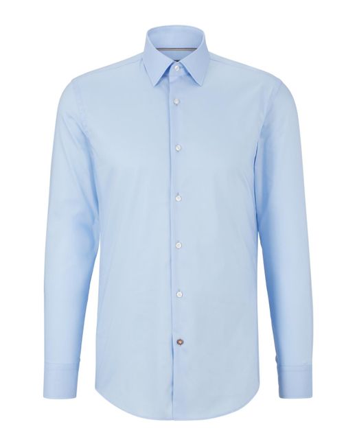 Boss Blue Boss By Easy-iron Slim-fit Dress Shirt for men