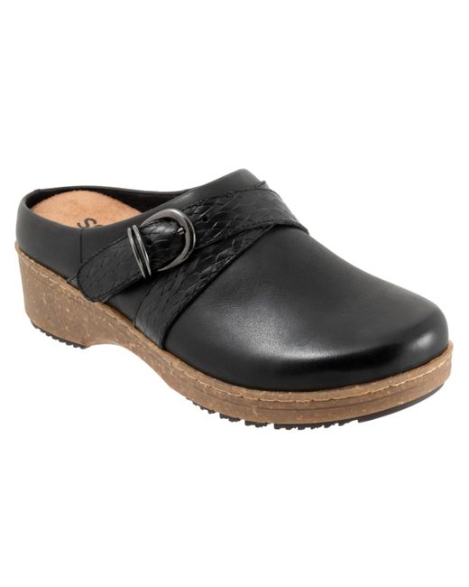 Softwalk® Black Asmara Clog