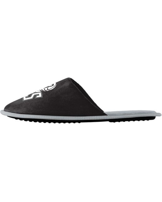 FOCO Black Brooklyn Nets Scuff Slide Slippers for men