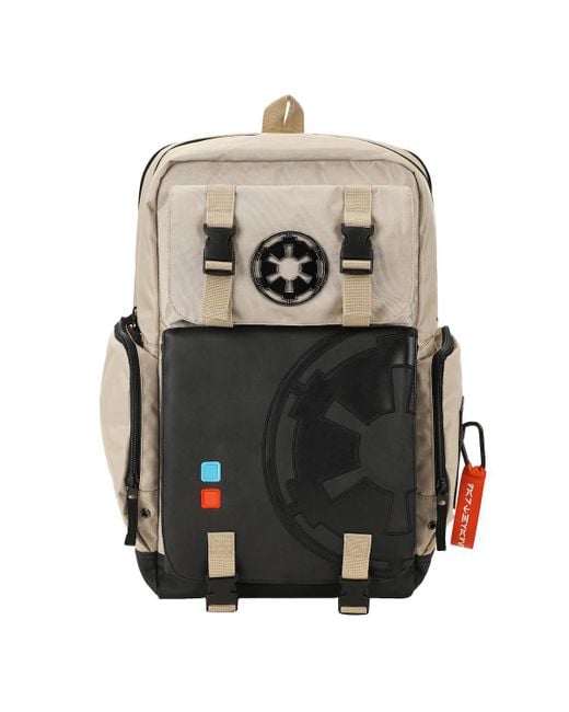 Star Wars Gray Themed White Built-up Backpack