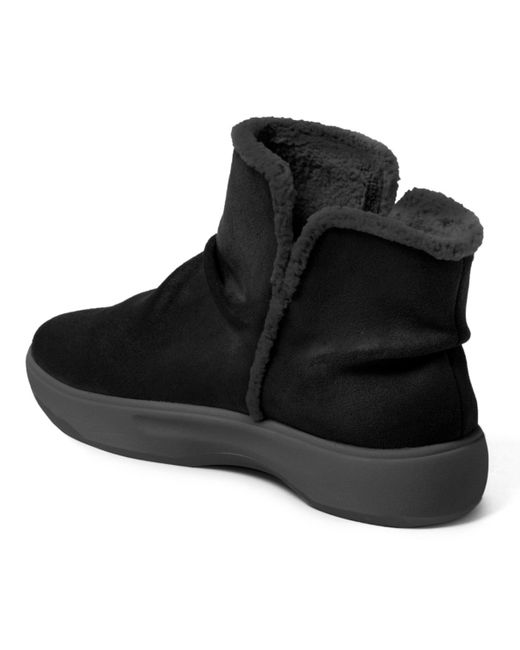Dearfoams Black Pine Energy Return Water-resistant Bootie