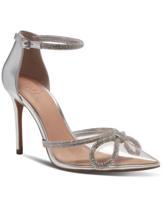 INC International Concepts Lidani Pointedtoe Clear Vinyl Pumps